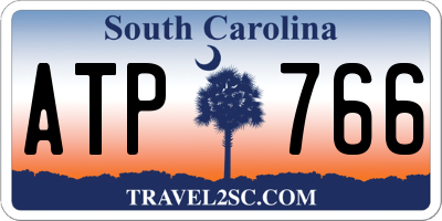SC license plate ATP766