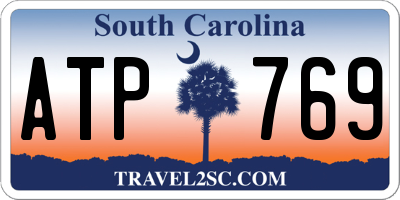 SC license plate ATP769