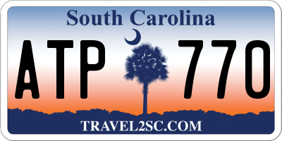 SC license plate ATP770