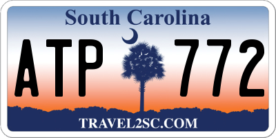 SC license plate ATP772
