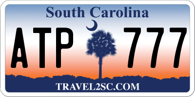 SC license plate ATP777