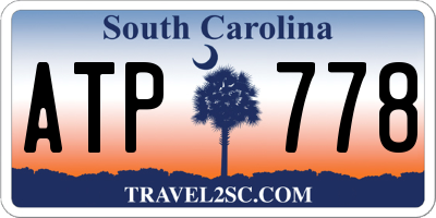 SC license plate ATP778