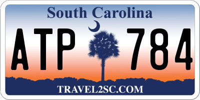 SC license plate ATP784