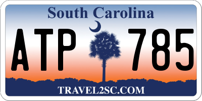 SC license plate ATP785