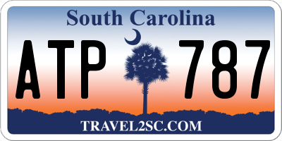 SC license plate ATP787