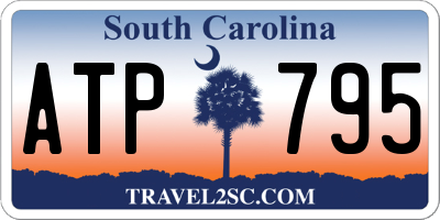 SC license plate ATP795