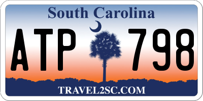 SC license plate ATP798