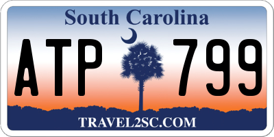 SC license plate ATP799