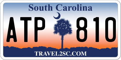 SC license plate ATP810