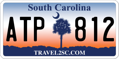 SC license plate ATP812