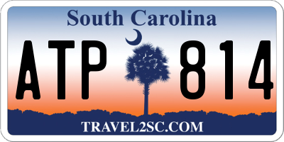 SC license plate ATP814