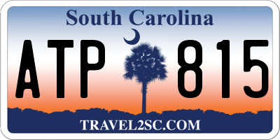 SC license plate ATP815