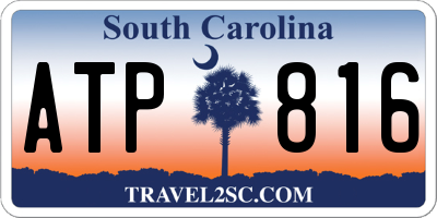 SC license plate ATP816