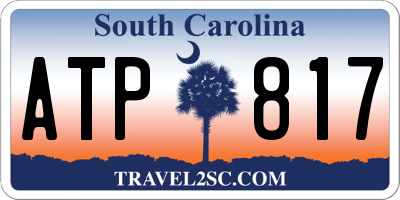 SC license plate ATP817