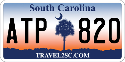 SC license plate ATP820