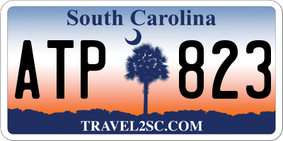 SC license plate ATP823