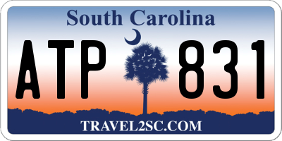 SC license plate ATP831