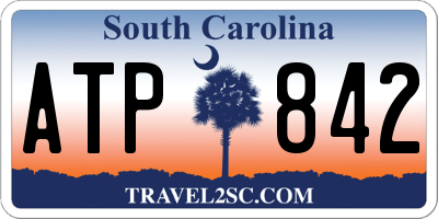 SC license plate ATP842