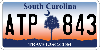 SC license plate ATP843