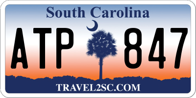 SC license plate ATP847