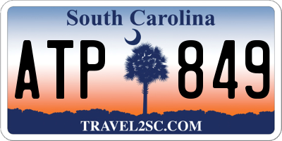SC license plate ATP849