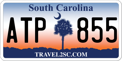SC license plate ATP855