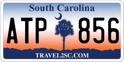 SC license plate ATP856