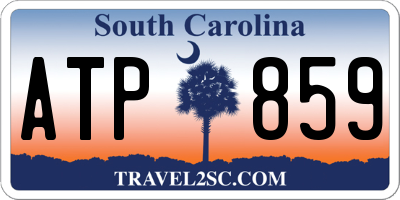 SC license plate ATP859