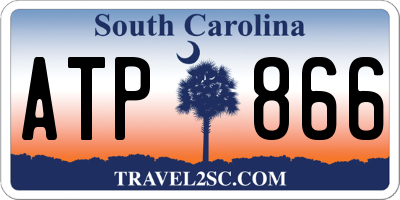 SC license plate ATP866