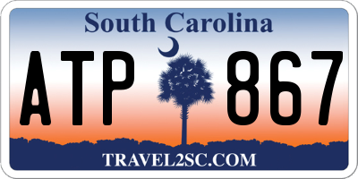 SC license plate ATP867