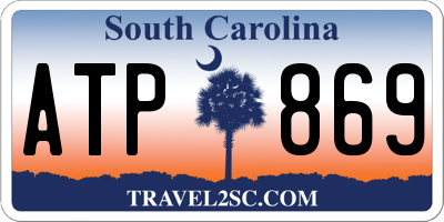SC license plate ATP869