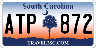 SC license plate ATP872