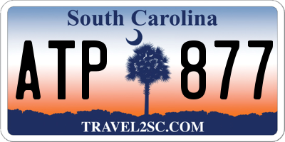 SC license plate ATP877