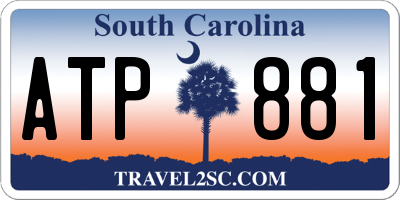 SC license plate ATP881