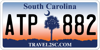 SC license plate ATP882