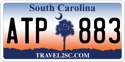 SC license plate ATP883