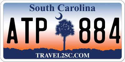 SC license plate ATP884