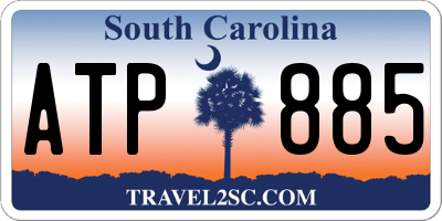 SC license plate ATP885