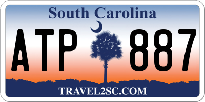 SC license plate ATP887