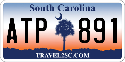 SC license plate ATP891