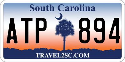 SC license plate ATP894
