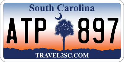 SC license plate ATP897
