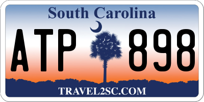 SC license plate ATP898