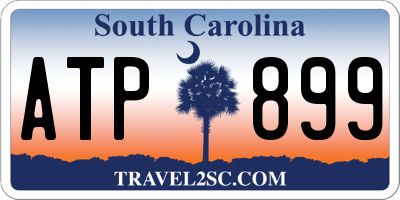 SC license plate ATP899