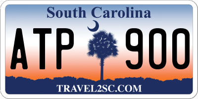 SC license plate ATP900