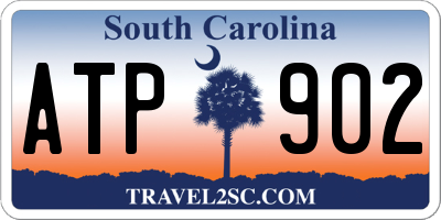 SC license plate ATP902