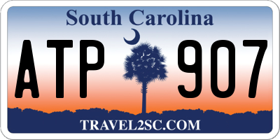 SC license plate ATP907
