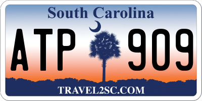 SC license plate ATP909