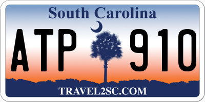 SC license plate ATP910