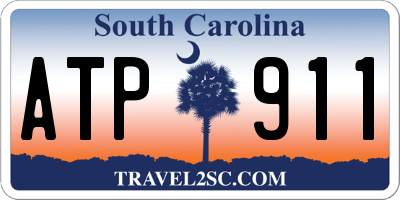 SC license plate ATP911